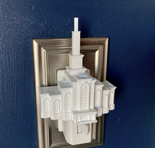 Albuquerque New Mexico Temple Night Light